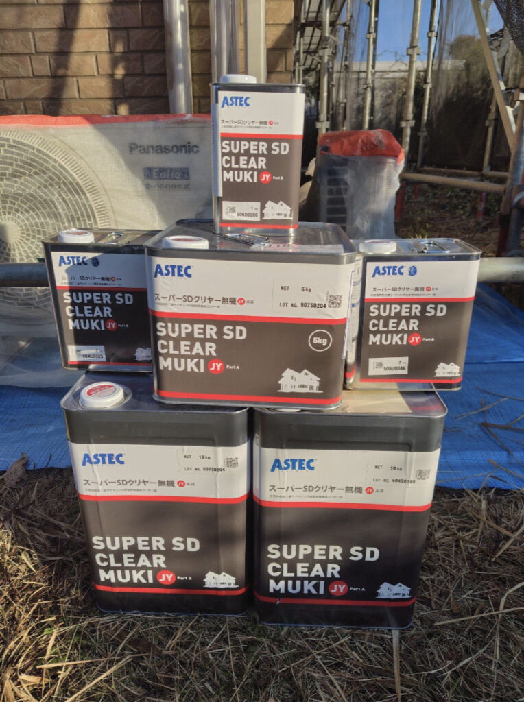 クリヤー塗料の荷姿