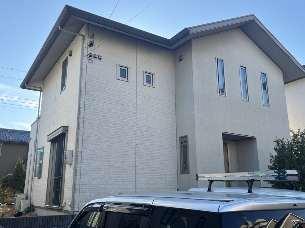 O様邸外壁塗装施工前