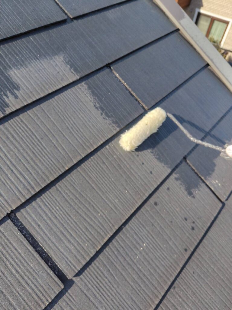 屋根下塗り工程