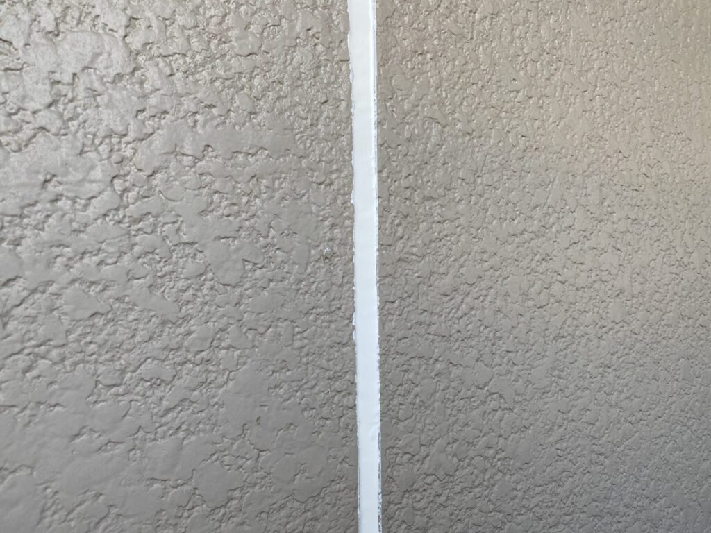 シーリング完了の様子