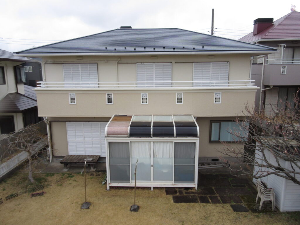 塗装完了後の様子