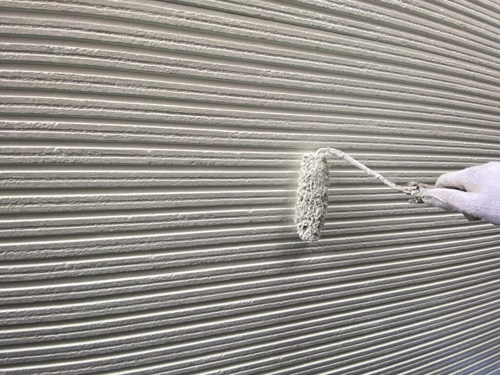 上塗り仕上げ（2回目の色付け・完成）