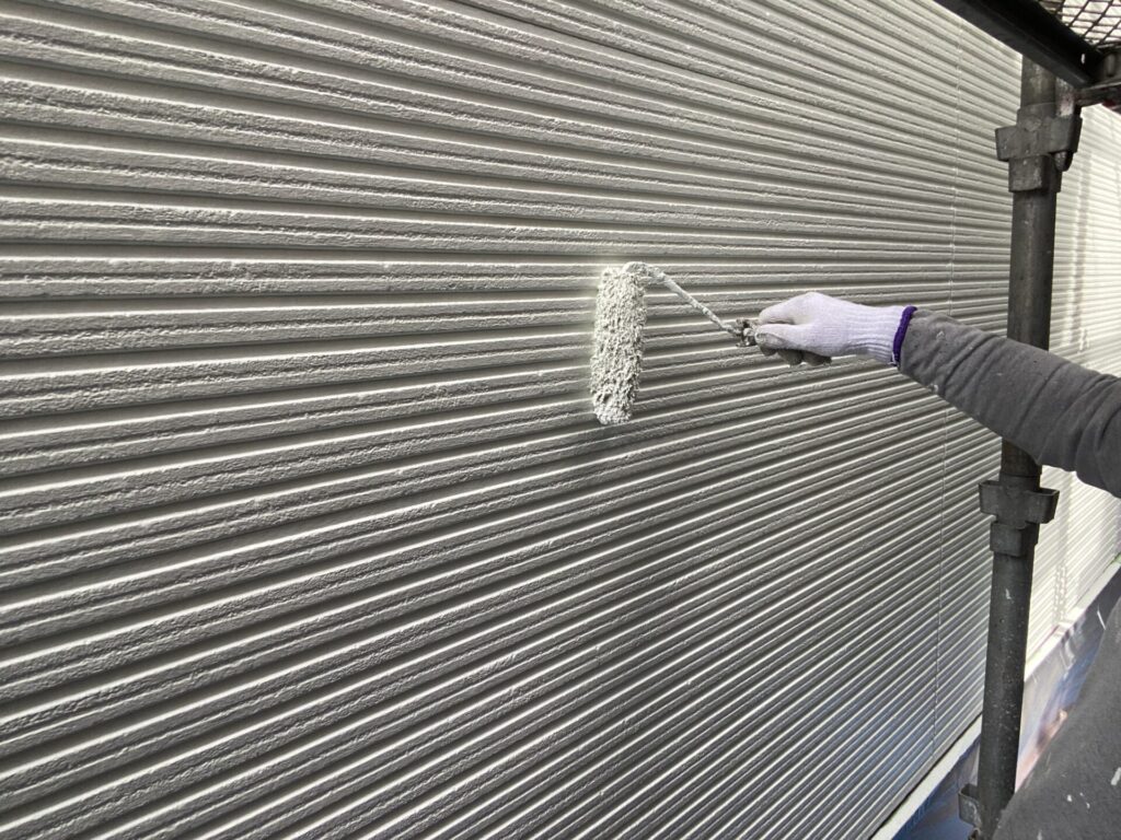 上塗り仕上げ（2回目の色付け・完成）