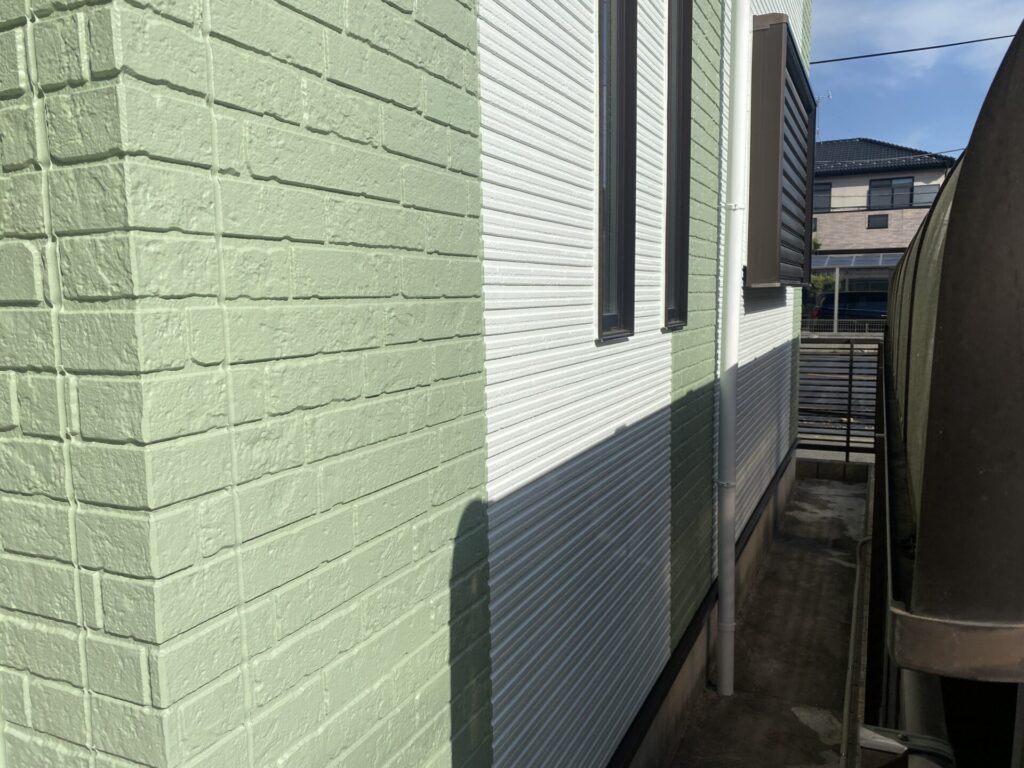 塗装仕上がりの様子
